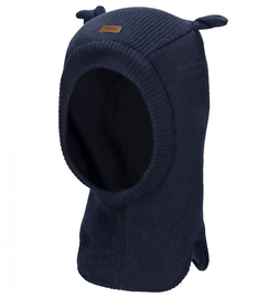 Kominiarka merino dla chłopczyka, Theone, granatowa, 42-46 cm