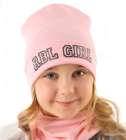 Czapka  beanie  bawełniana Raisa  rozm. 46-48 cm