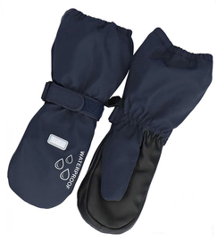 Rękawiczki dziecięce dla chłopca wodoodporne, ciepłe zimowe, z membraną, granatowe, rozm. 3-5 lat