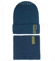 Beanie czapka i komin jesień / zima  Urlic  rozm. 53-56 cm