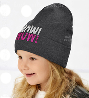 Wiosenna beanie czapka dziewczęca Hannah, rozm. 48-50 cm