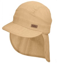 Czapka na lato dla chłopca, safari,  z fitrem UV,  piaskowa, Sunai, 48-50 cm