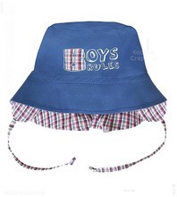 Kapelusz dla chłopca, na lato, Boys Rules, niebieski, 50-52 cm