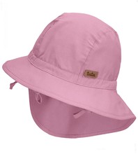 Kapelusz z filtrem UV, dla dziewczynki,  Akubi, różowy, 46-48 cm