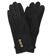 Rękawiczki damskie, dotykowe do ekranów, czarne, DR2006, rozmiar M/L