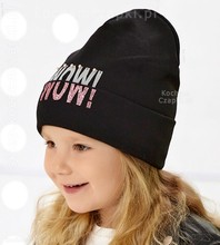 Wiosenna beanie czapka dziewczęca Hannah, rozm. 51-54 cm