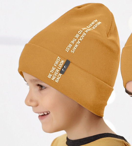 Chłopięca czapka sportowa bawełniana na wiosnę / jesień, Ansgar, 2w1, rozm. 48-50 cm