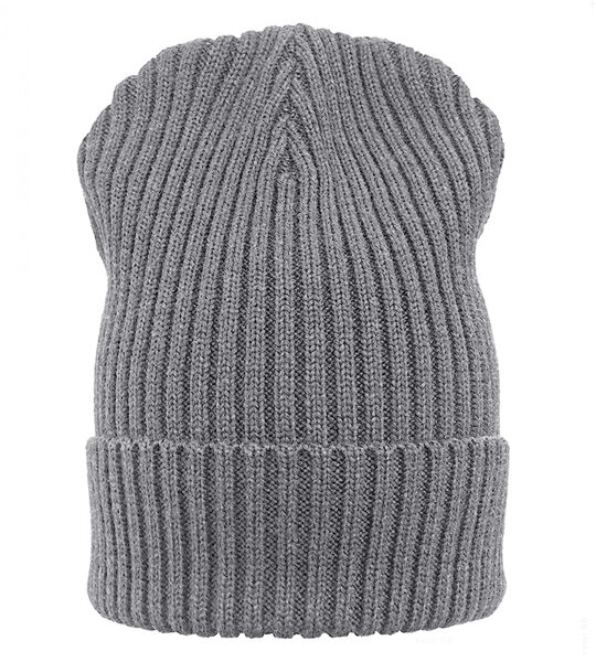 Czapka merino zimowa, męska/damska, Kaelin, szara, 56-60 cm