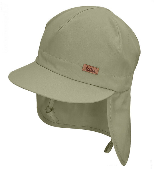 Czapka na lato z filtrem UV +50, z osłoną na kark, Bajja, khaki, 47-49 cm