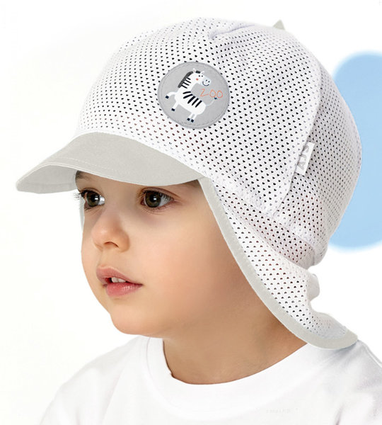 Czapka z daszkiem dla chłopca, czapka z siateczki, Rojan, 51-53 cm