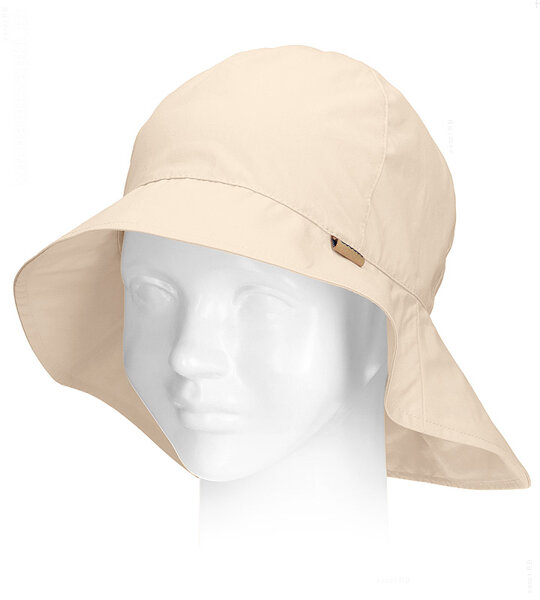 Kapelusz dla dziewczynki z filtrem UV, beżowy, Tomisia, 46-48 cm