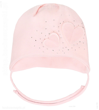 Szara elegancka czapka dla dziewczynki Trinne, rozm. 42-45 cm